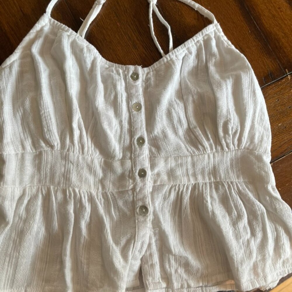 Sim & Sam white shirt sz M